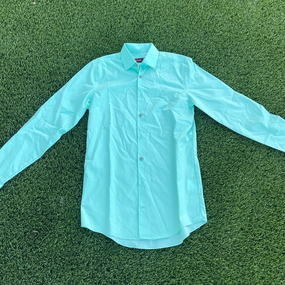 Turquoise Button Up - Picture 2 of 5